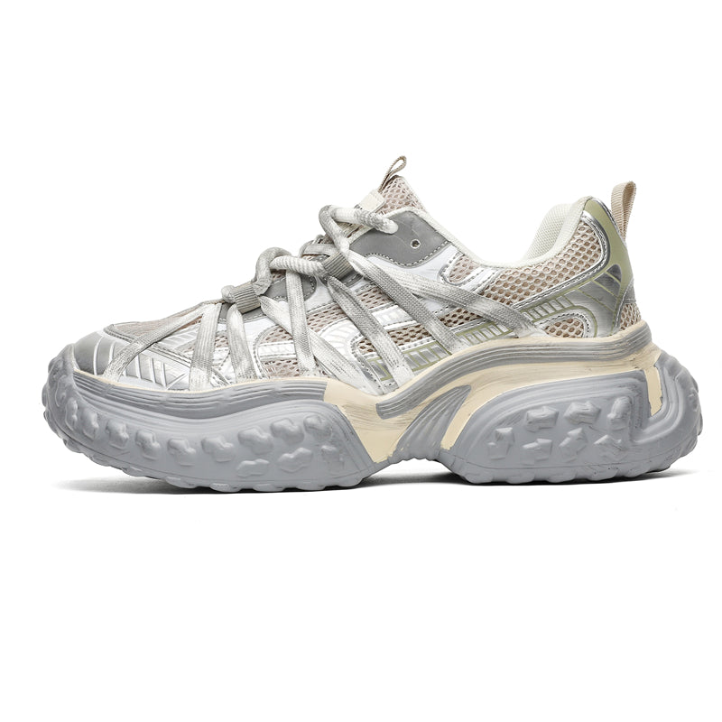 S8888 Champagne Tire Sneakers
