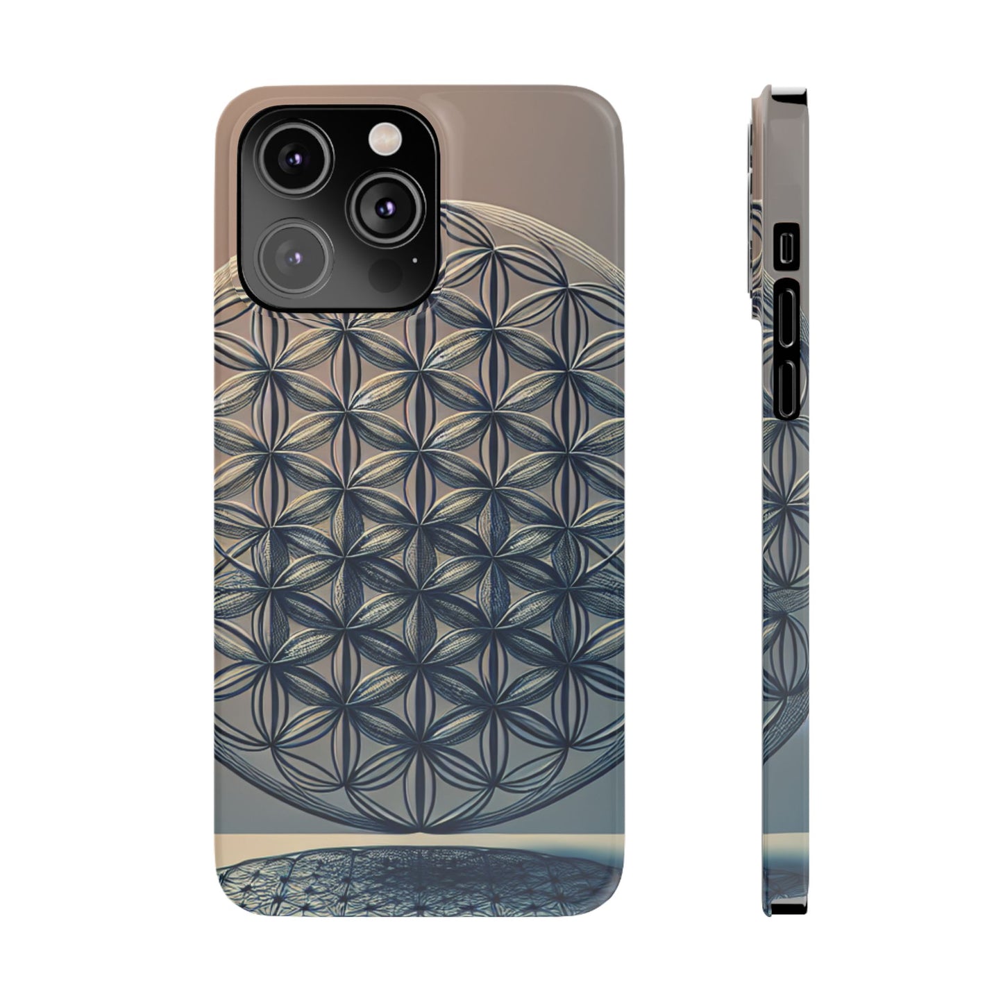Geometric Slim Phone Case - Elegant Design for Minimalist Style