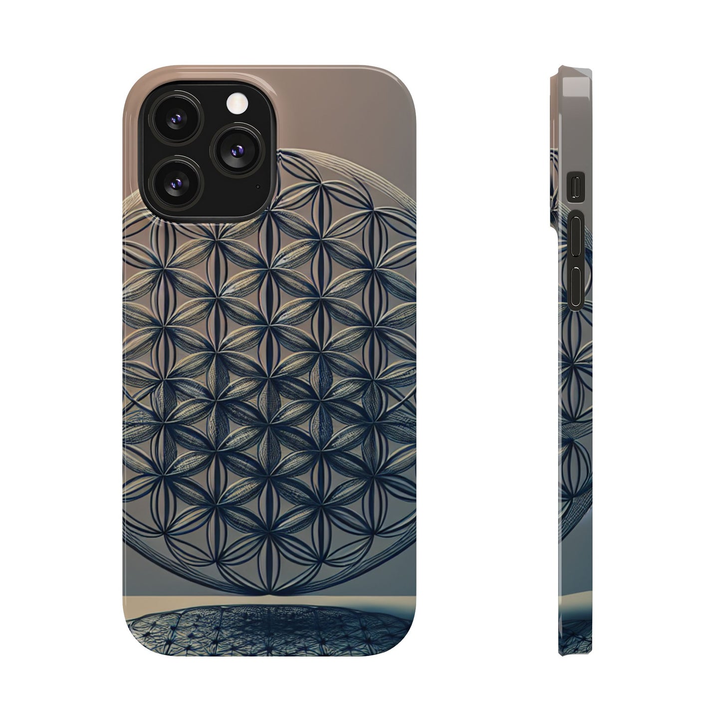 Geometric Slim Phone Case - Elegant Design for Minimalist Style