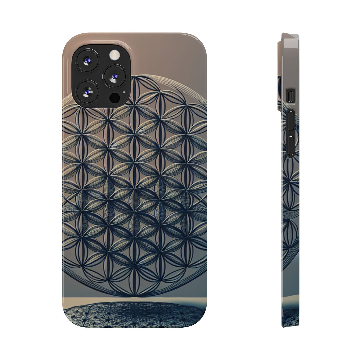 Geometric Slim Phone Case - Elegant Design for Minimalist Style