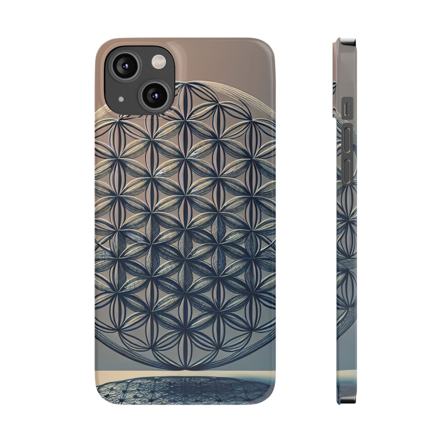 Geometric Slim Phone Case - Elegant Design for Minimalist Style