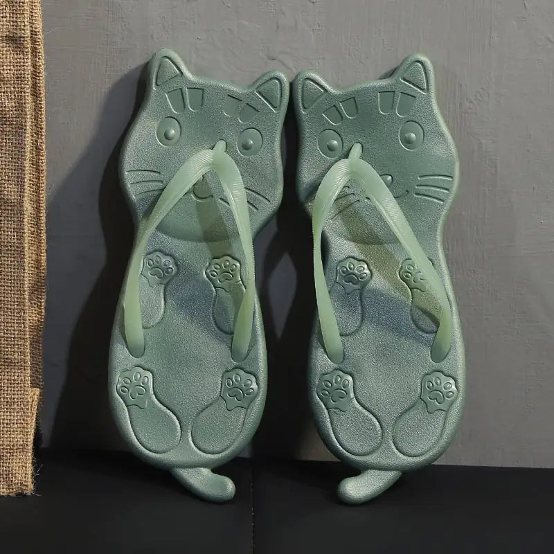 Creative Cartoon Flip Flops for Women - Summer Sandals