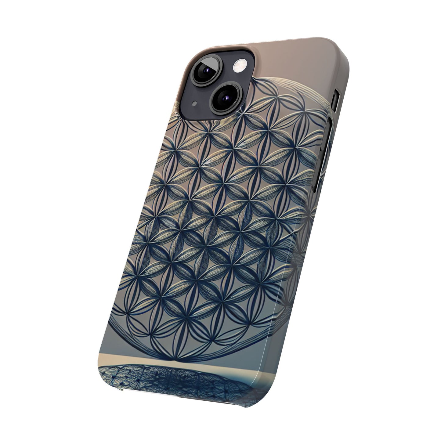 Geometric Slim Phone Case - Elegant Design for Minimalist Style