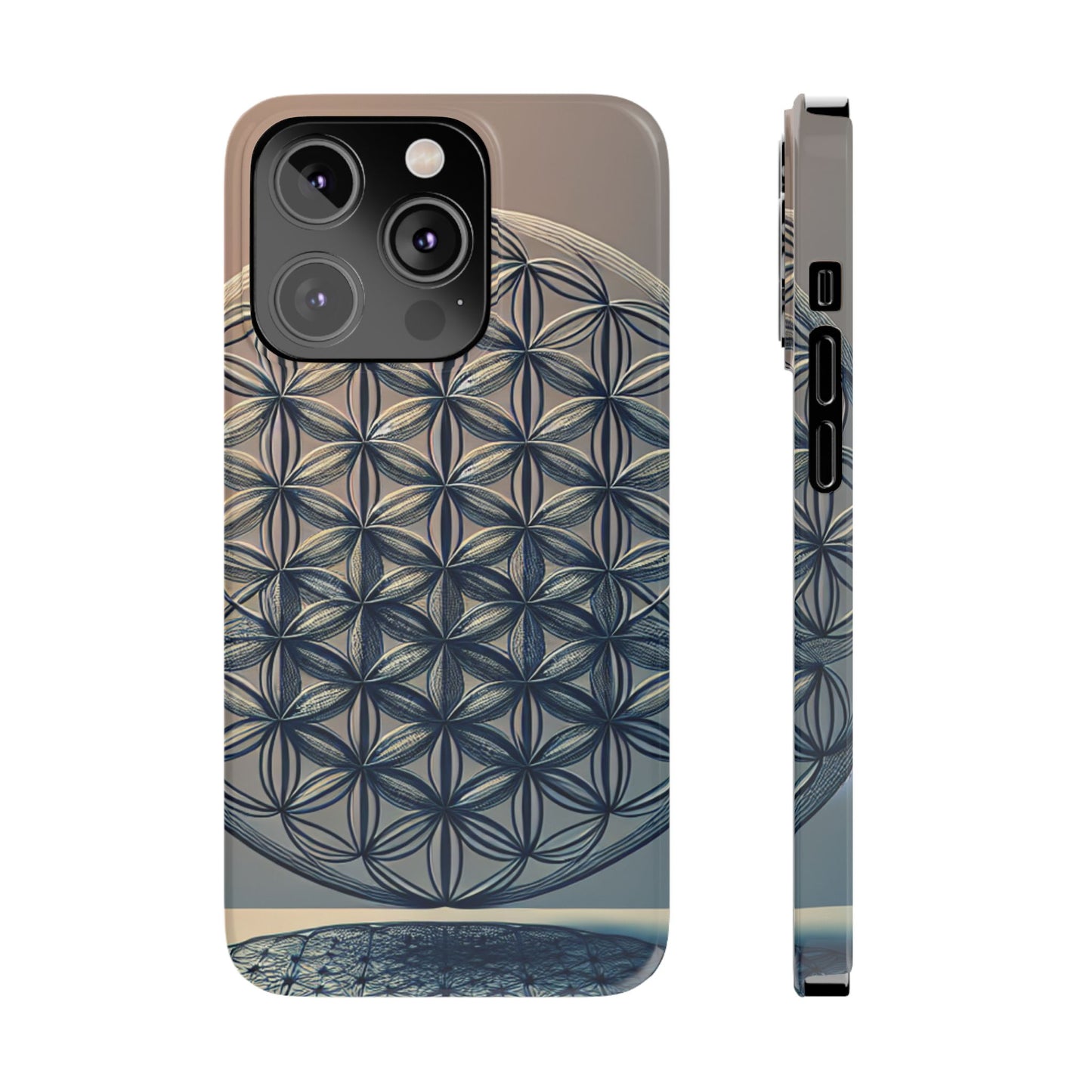 Geometric Slim Phone Case - Elegant Design for Minimalist Style