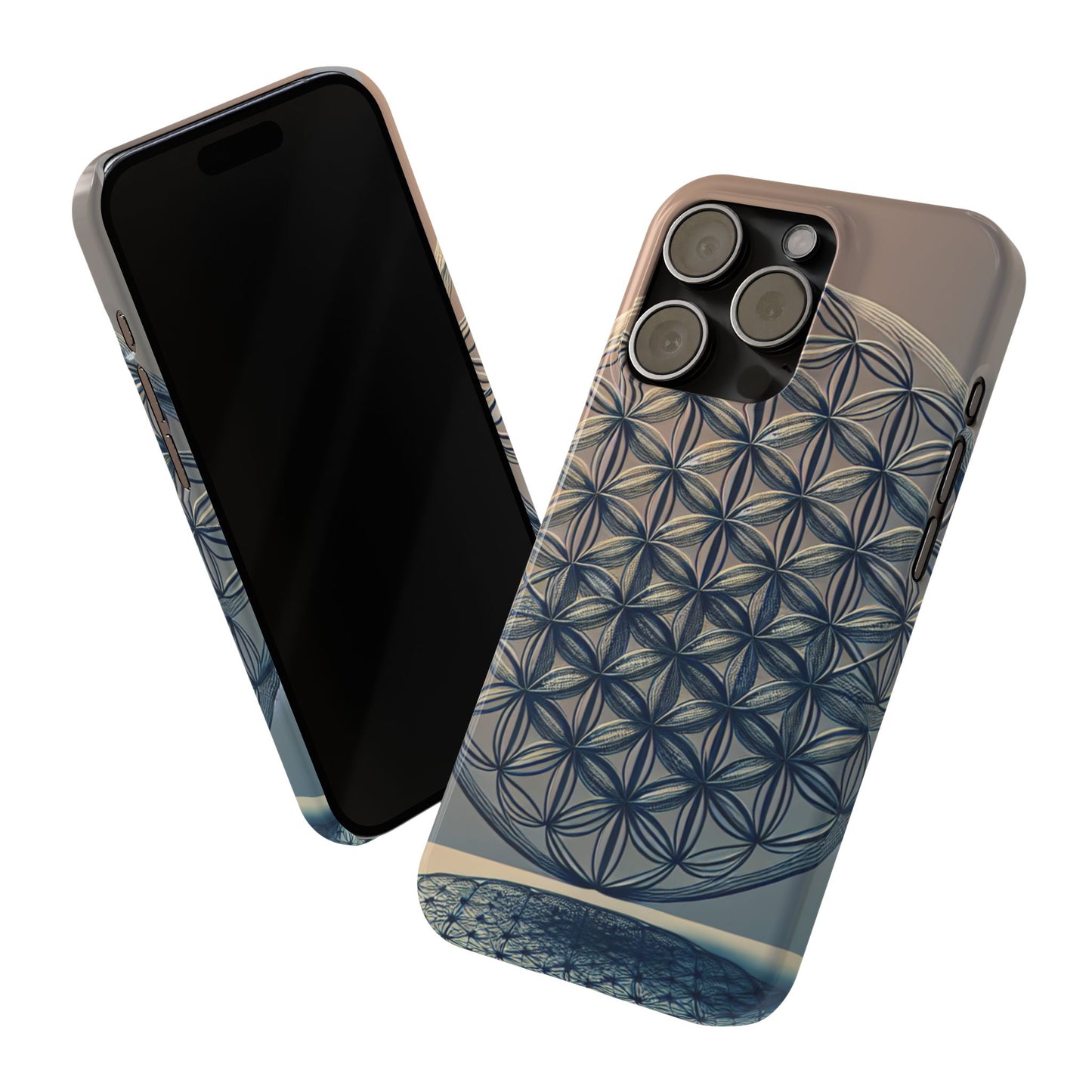 Geometric Slim Phone Case - Elegant Design for Minimalist Style