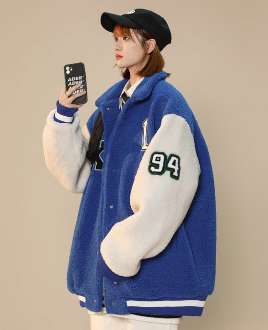 Women's Year 94 Furry Varsity Jacket
