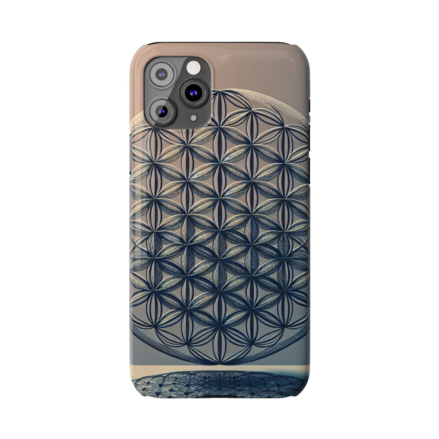 Geometric Slim Phone Case - Elegant Design for Minimalist Style
