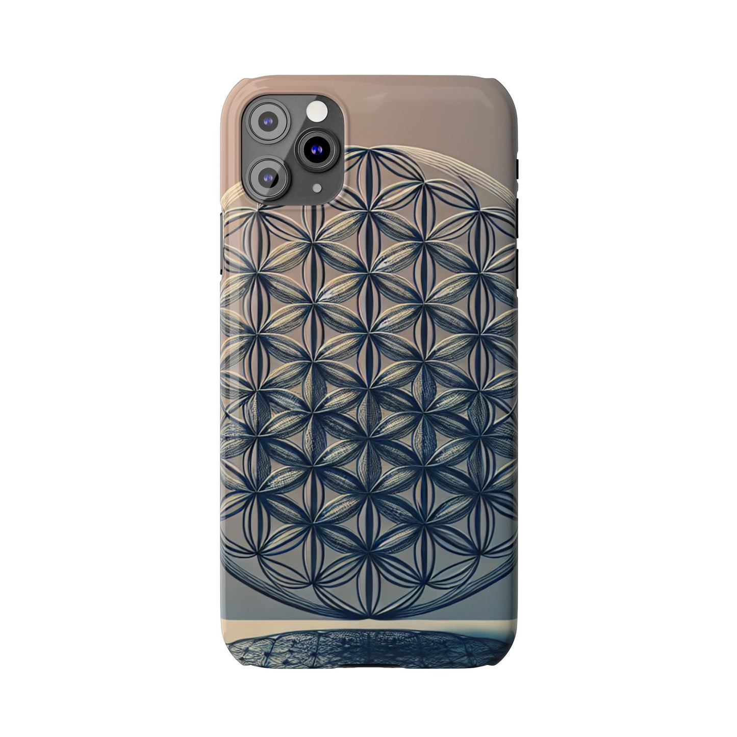 Geometric Slim Phone Case - Elegant Design for Minimalist Style