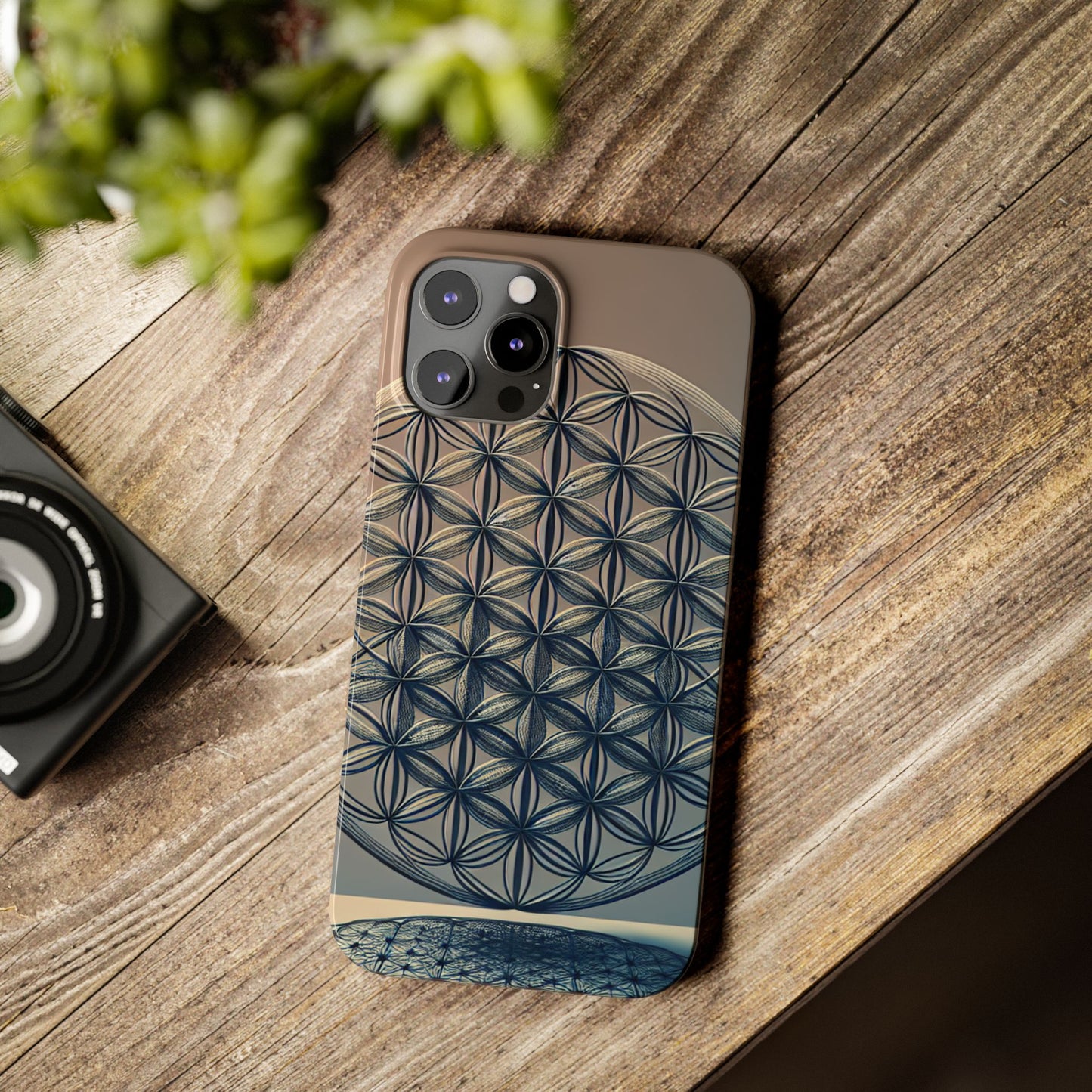 Geometric Slim Phone Case - Elegant Design for Minimalist Style
