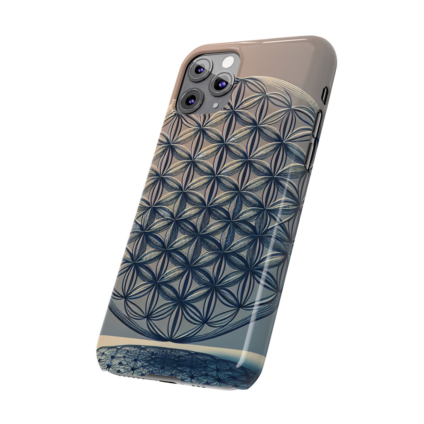 Geometric Slim Phone Case - Elegant Design for Minimalist Style