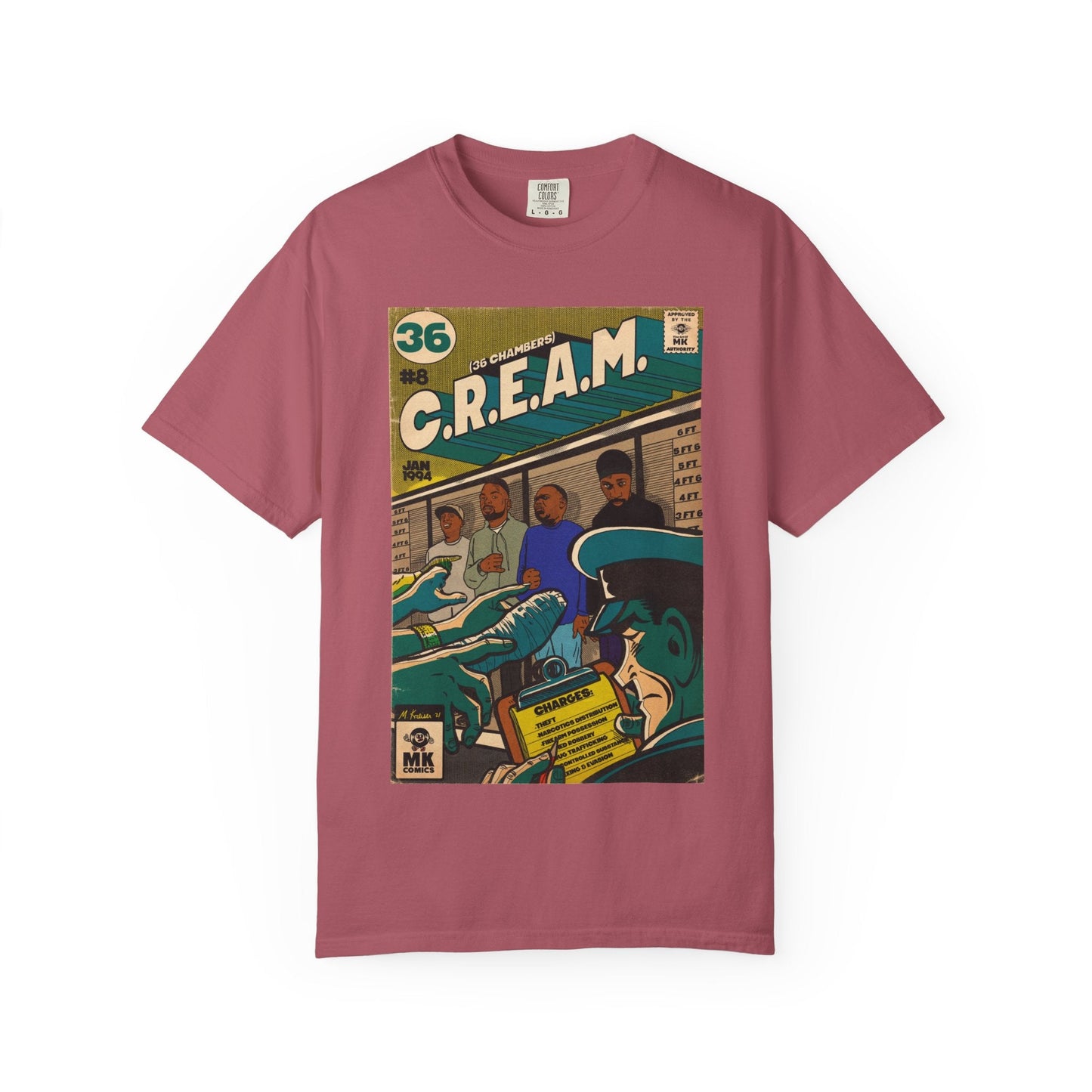 C.R.E.A.M - Unisex Comfort Colors T-shirt