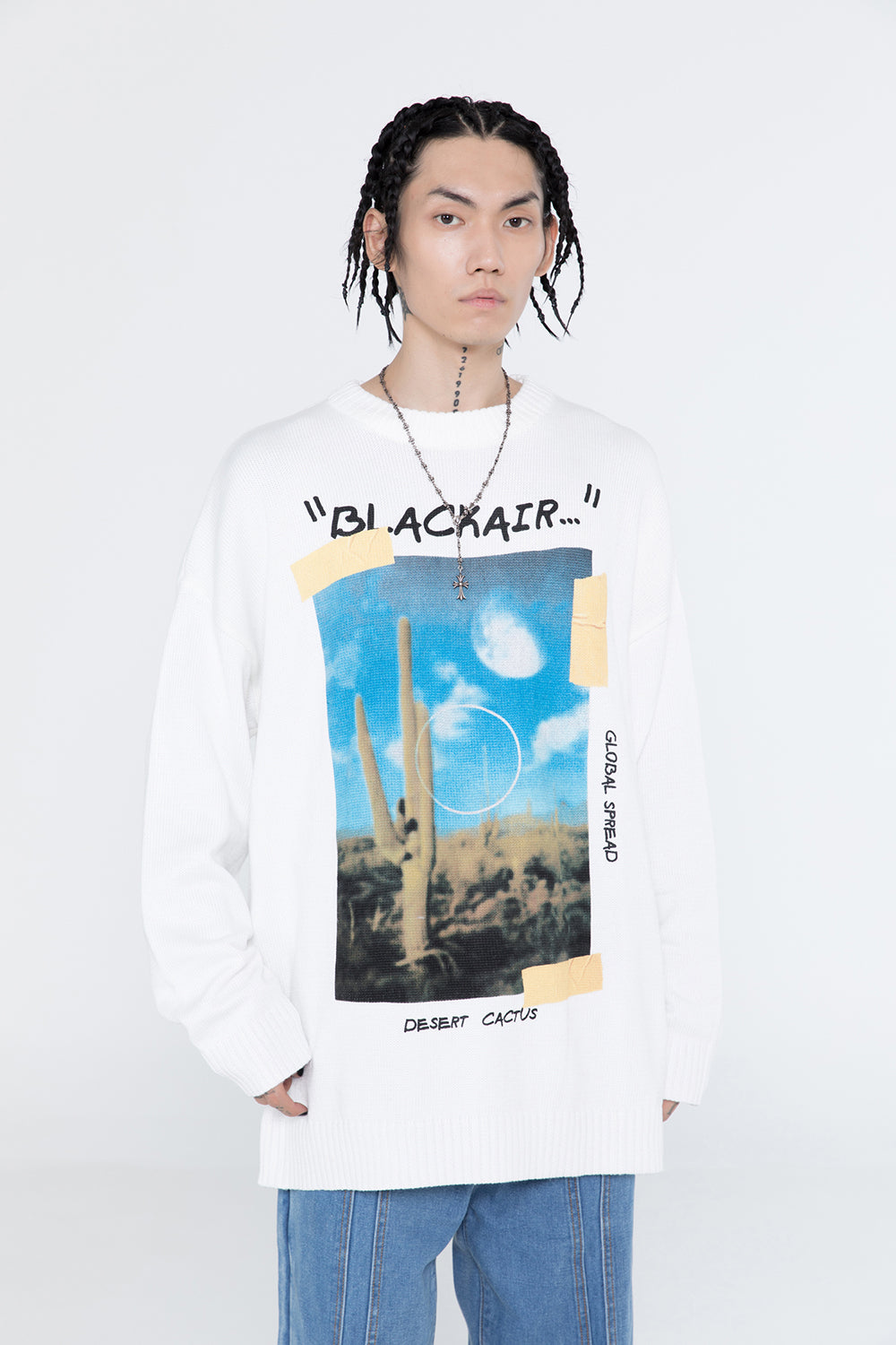 Desert Cactus Knit Sweater