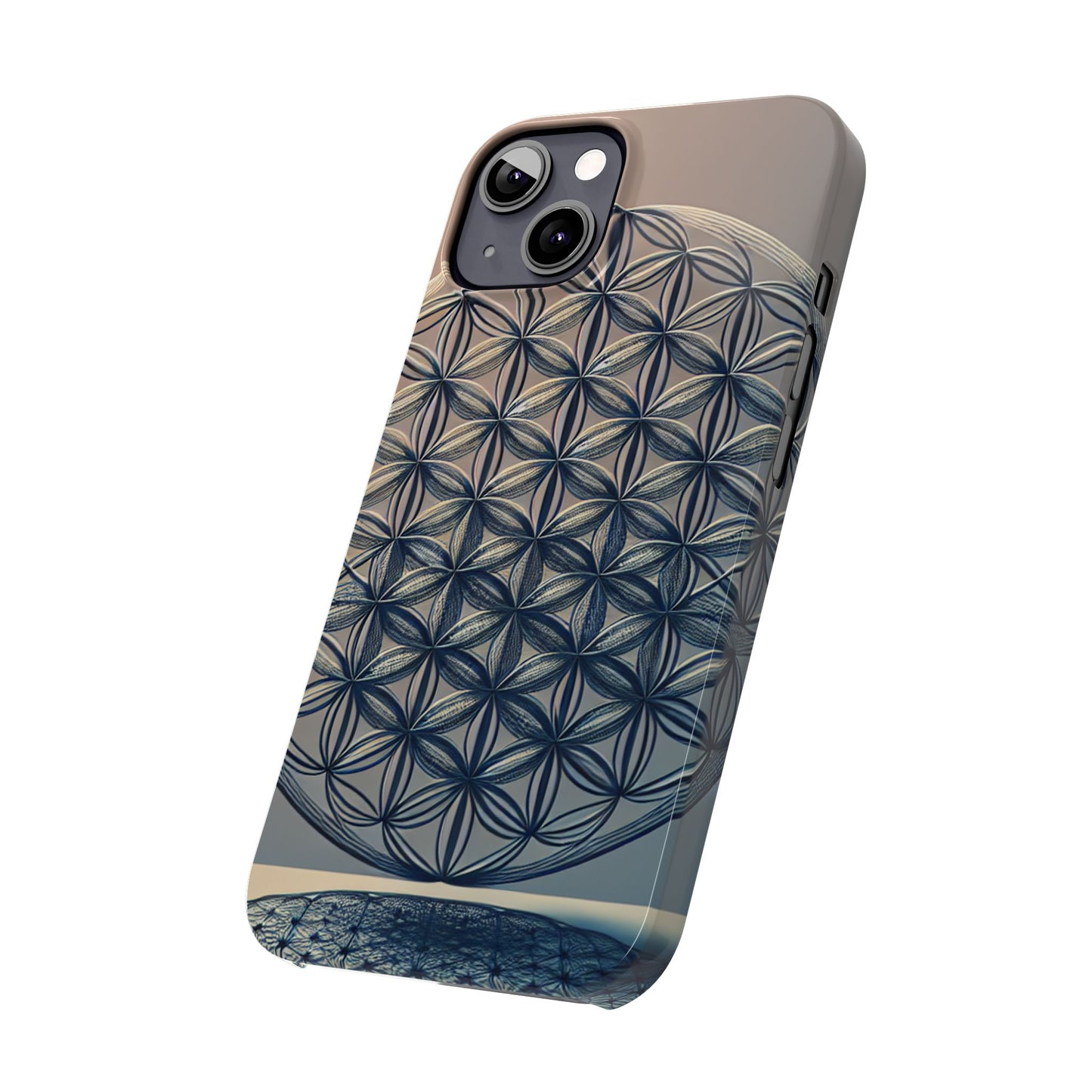 Geometric Slim Phone Case - Elegant Design for Minimalist Style
