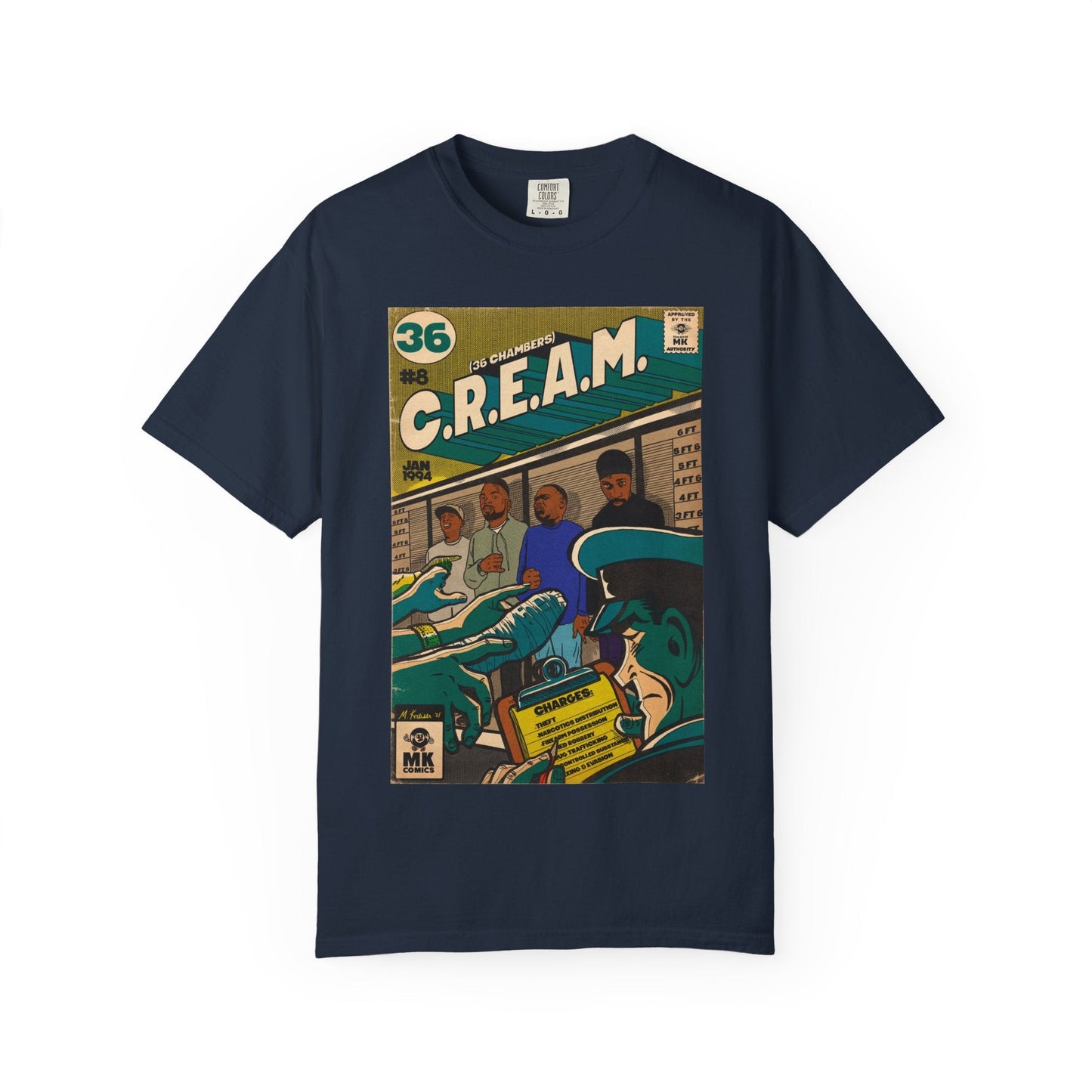 C.R.E.A.M - Unisex Comfort Colors T-shirt