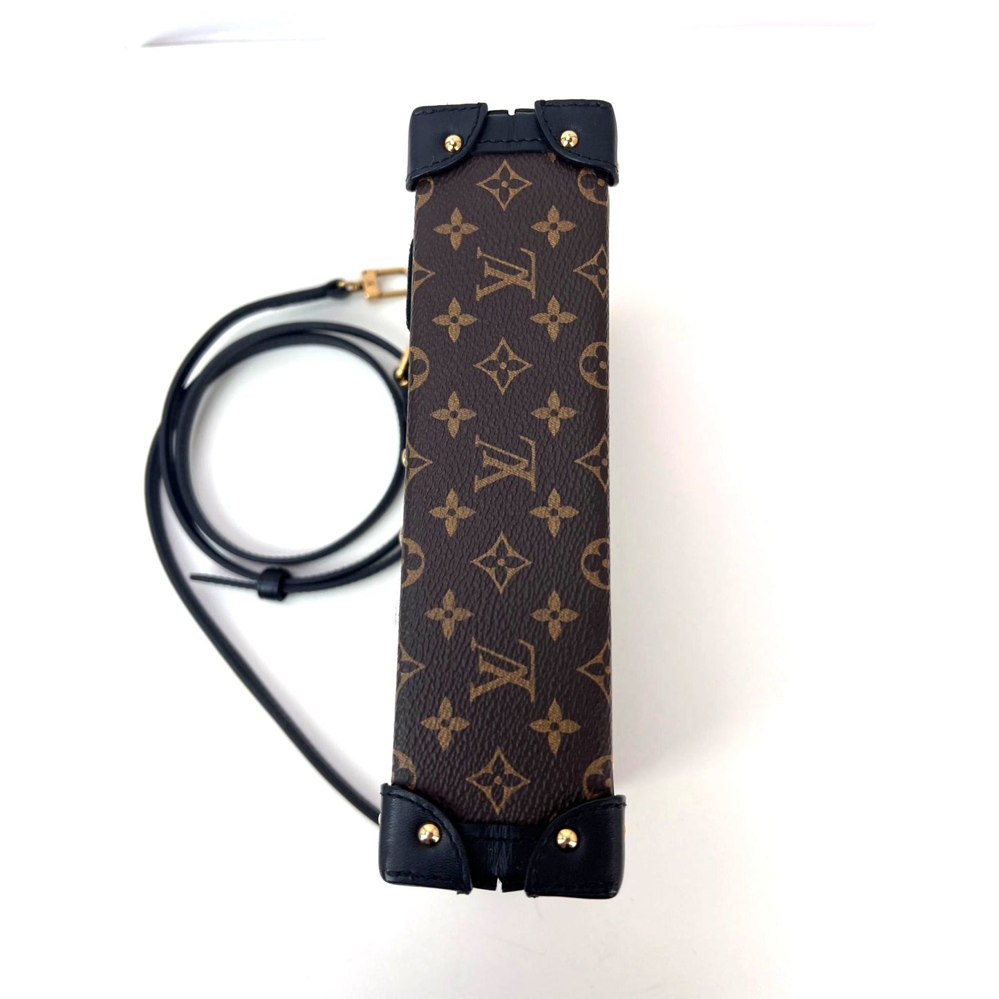 Louis Vuitton Petite Malle Patches Monogram Crossbody Clutch Bag Limited Edition RARE