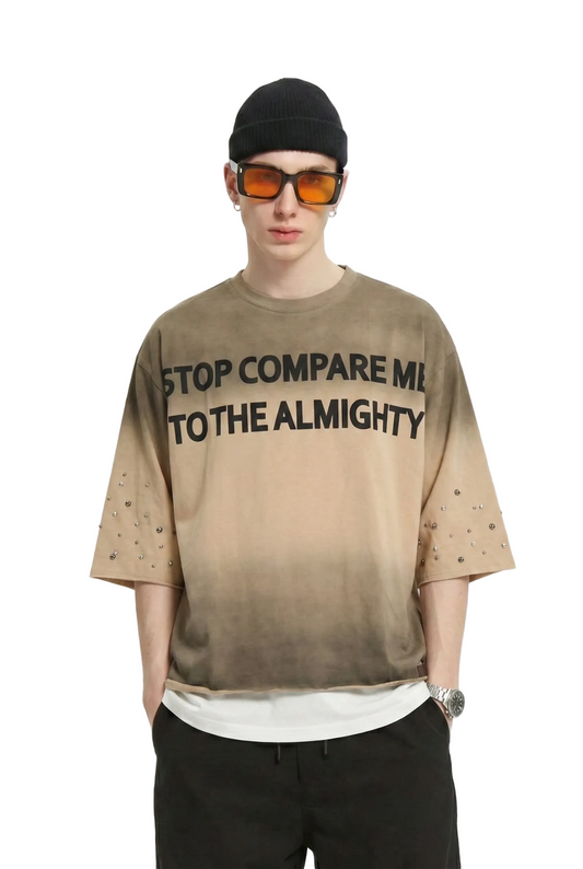 ERIN S/N Jersey 3/4 Sleeve Crop top Tee