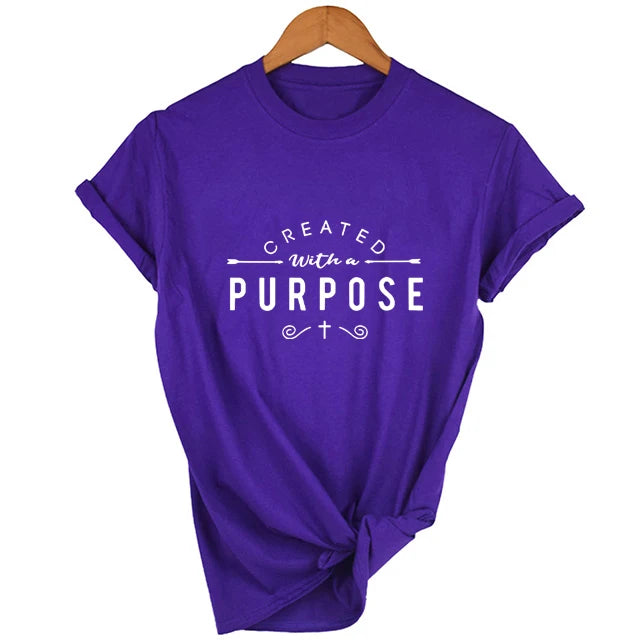 'Created with A Purpose' Women's T-Shirt
