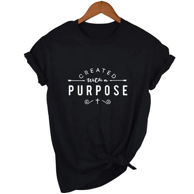 'Created with A Purpose' Women's T-Shirt