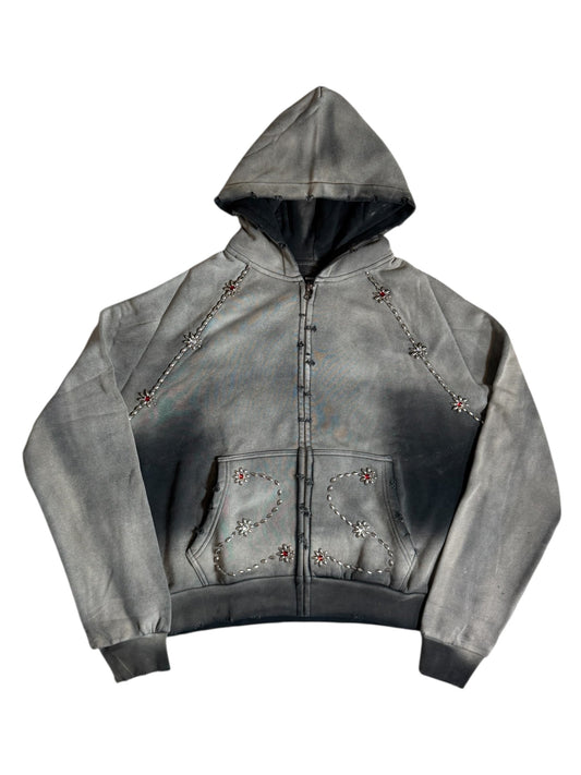 Sun Flower Zip Up