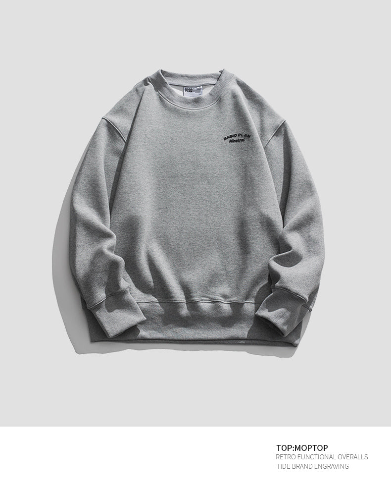 Momoptop All-Match Spring Retro Casual Sweatshirt