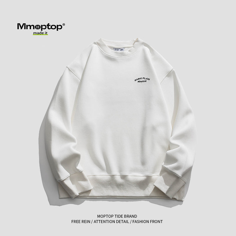 Momoptop All-Match Spring Retro Casual Sweatshirt