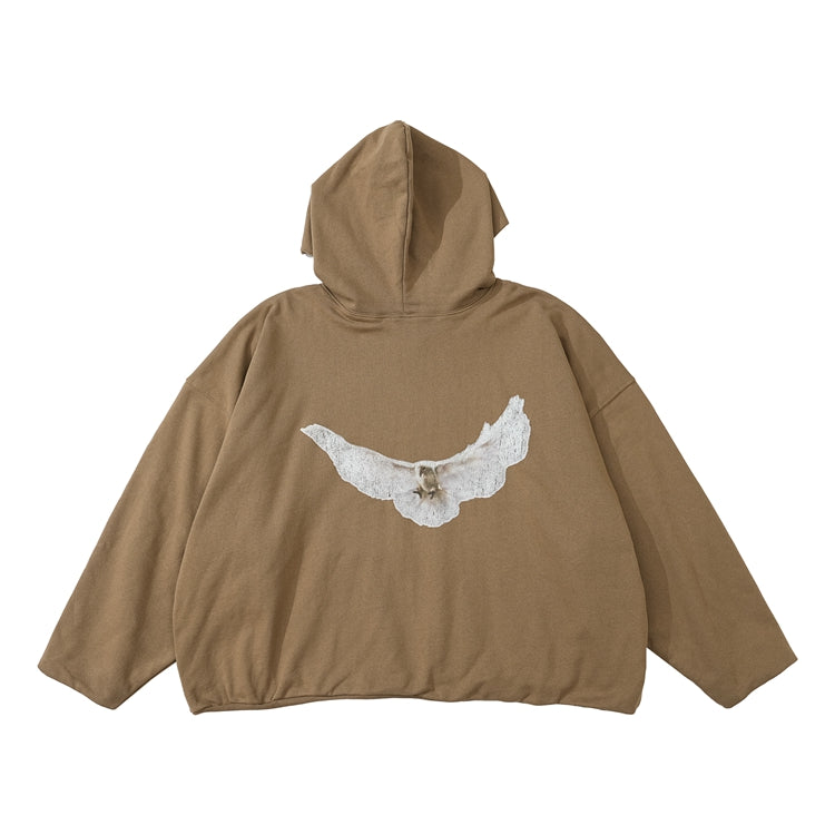 Pigeon Printed Hoodie Same Style for Men and Women