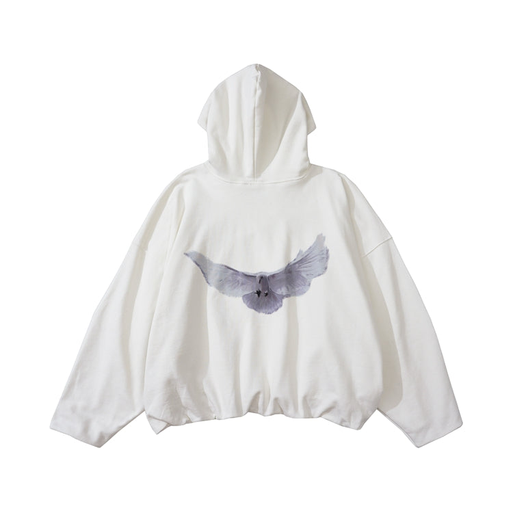 Pigeon Printed Hoodie Same Style for Men and Women