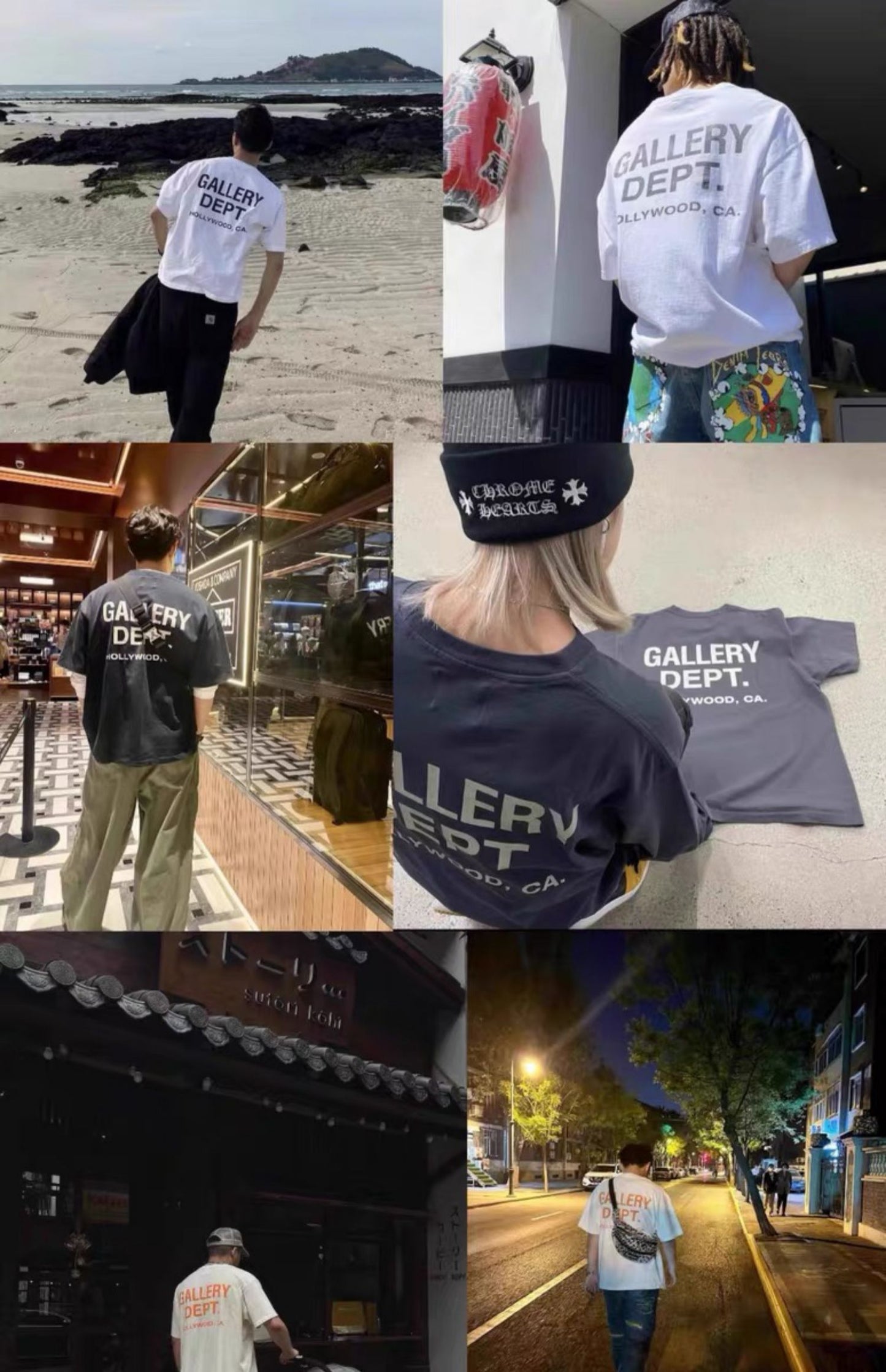 Gallery Dept  Hollywood Short Sleeve Tee