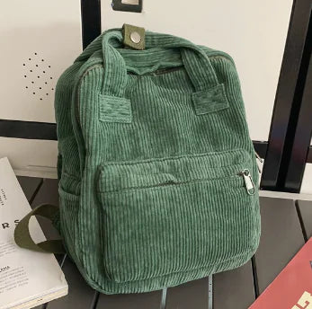 Style Canvas Embroidered Backpack