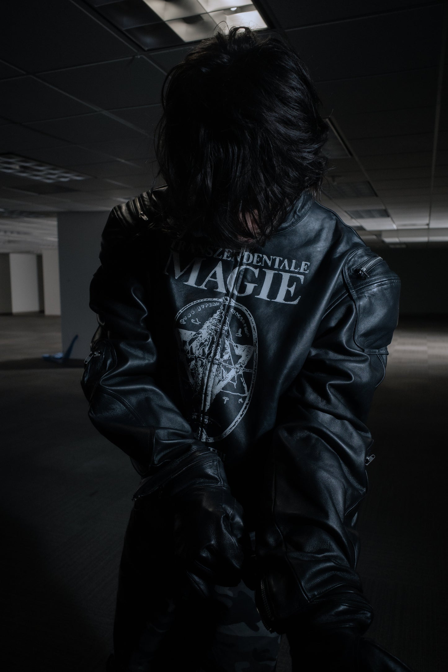 BL MAGIE LEATHER PADDED JACKET W/ SOFTENED DETACHABLE GLOVES