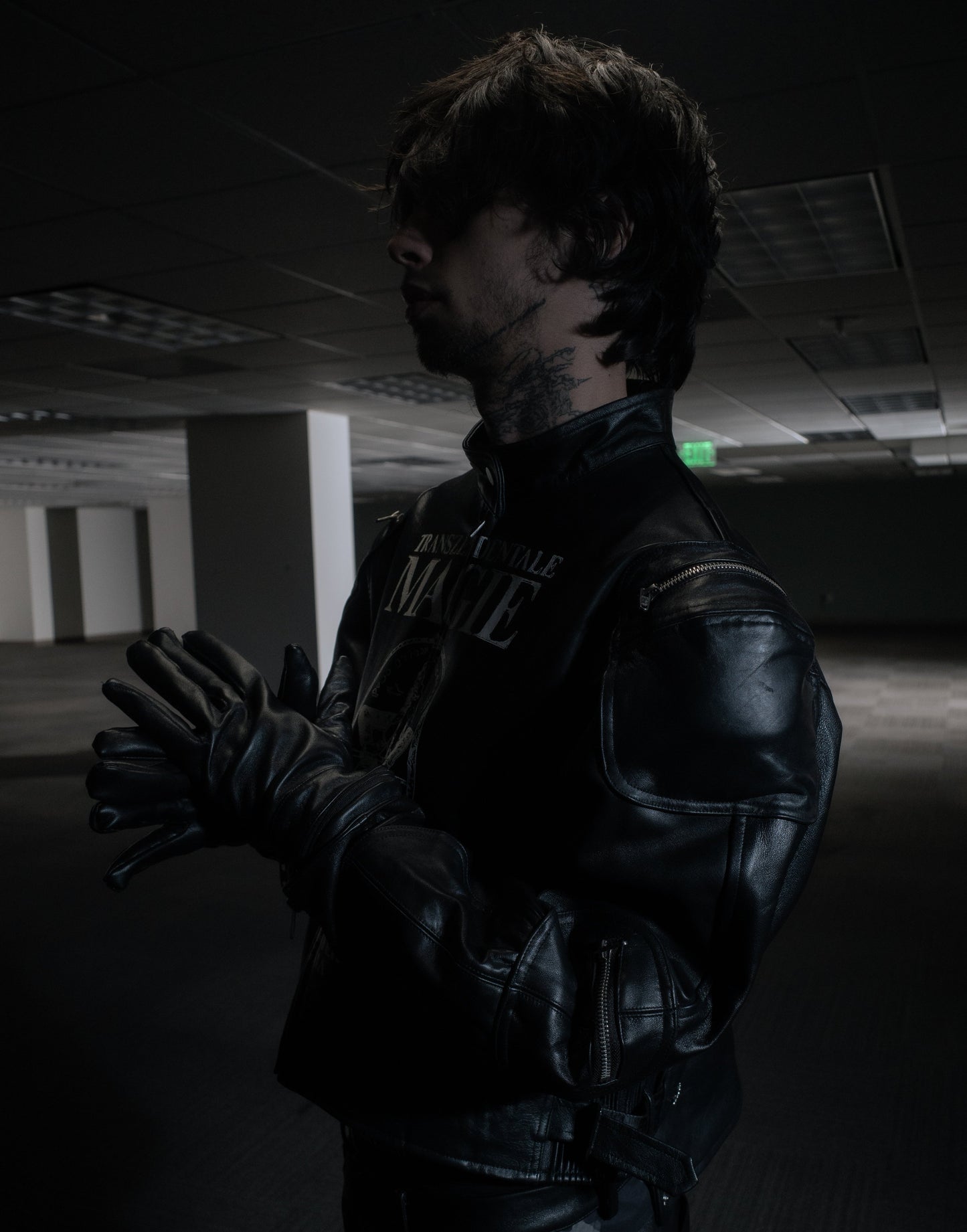 BL MAGIE LEATHER PADDED JACKET W/ SOFTENED DETACHABLE GLOVES