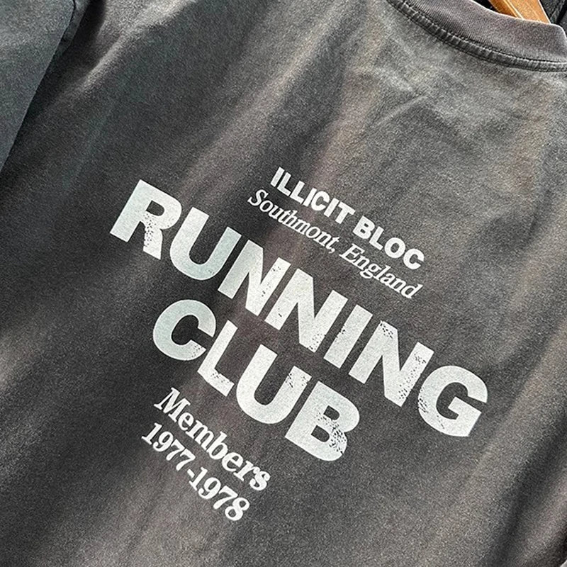 Running Club T Shirt- By The Only One
