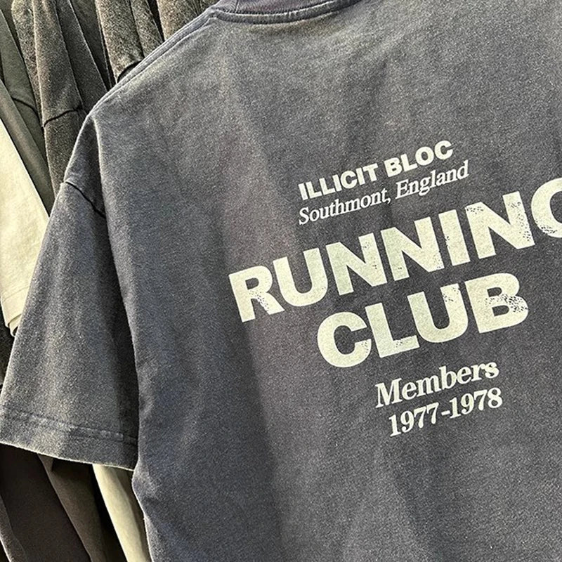 Running Club T Shirt- By The Only One