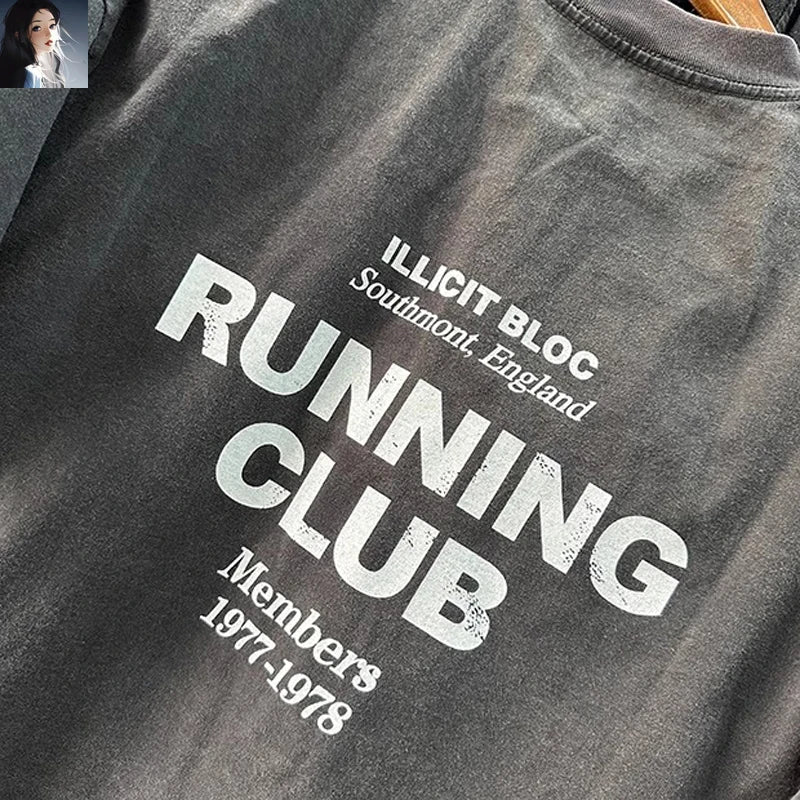 Running Club T Shirt- By The Only One