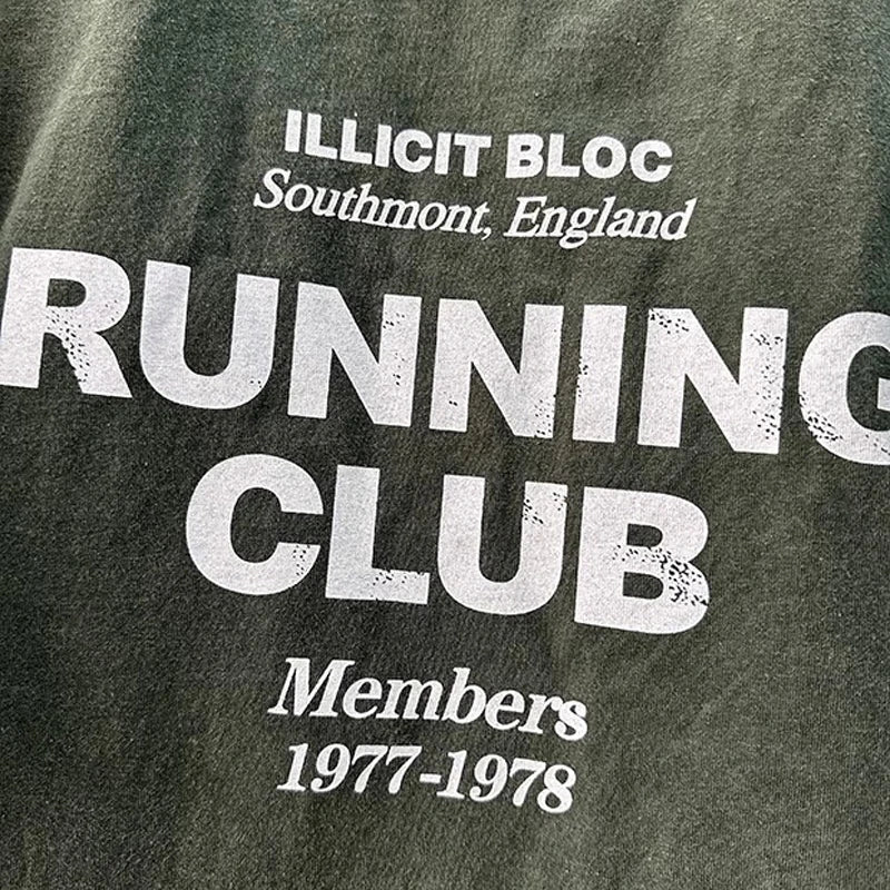 Running Club T Shirt- By The Only One