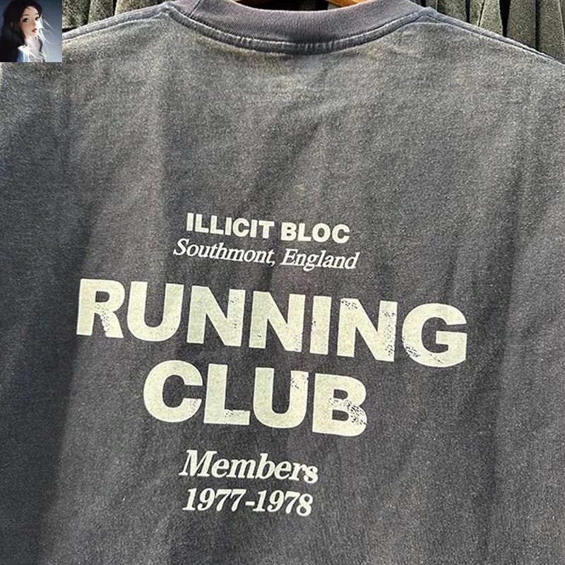 Running Club T Shirt- By The Only One