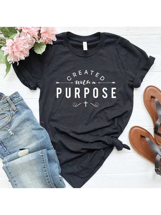 'Created with A Purpose' Women's T-Shirt