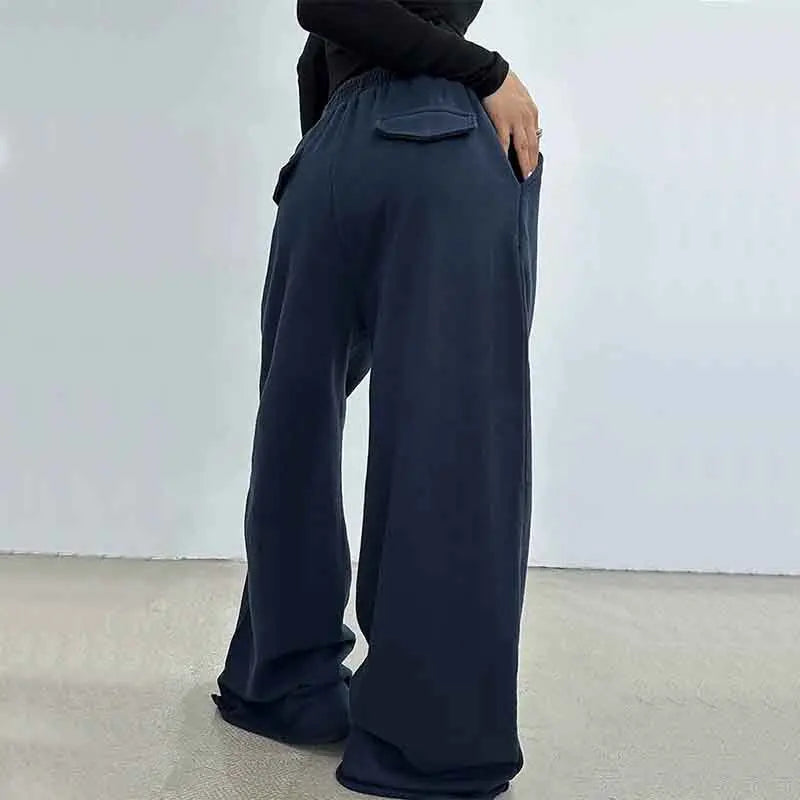 Y2K "Yogi" High Waist  Casual Sweatpants (Loose Wide Leg Pants)