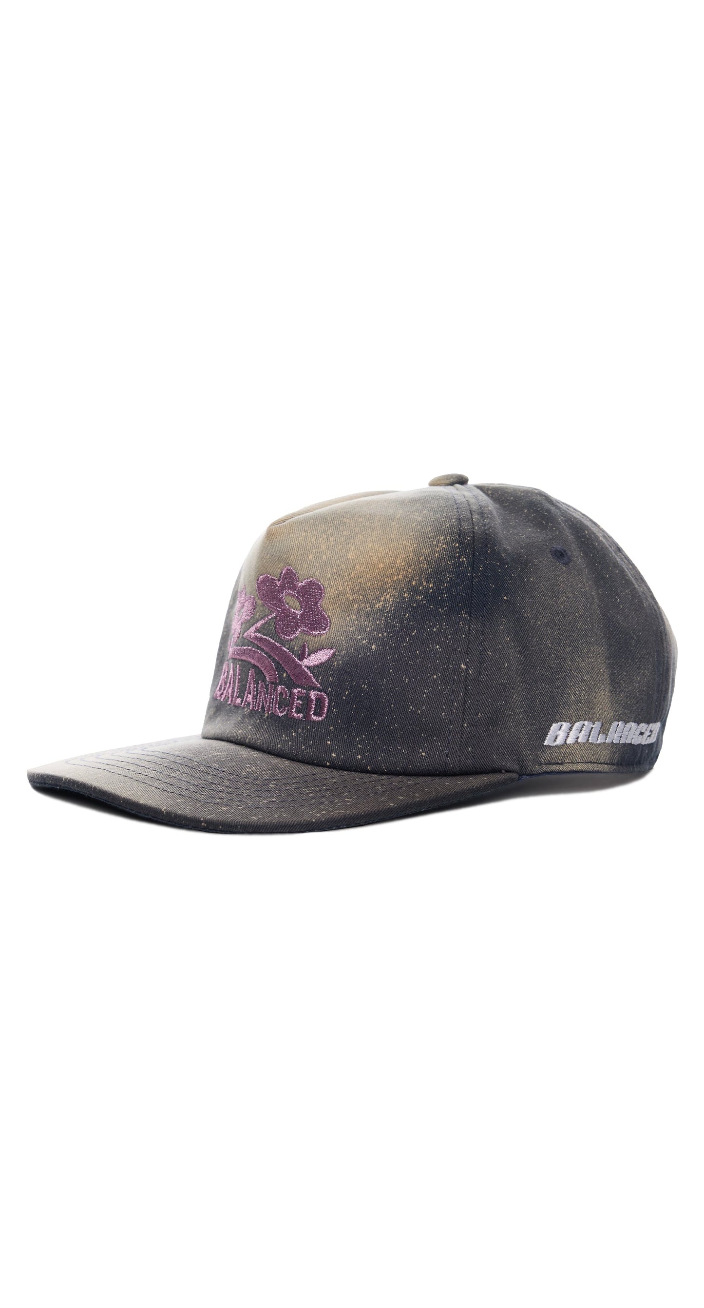 BALANCED FLOWER CAP GREY