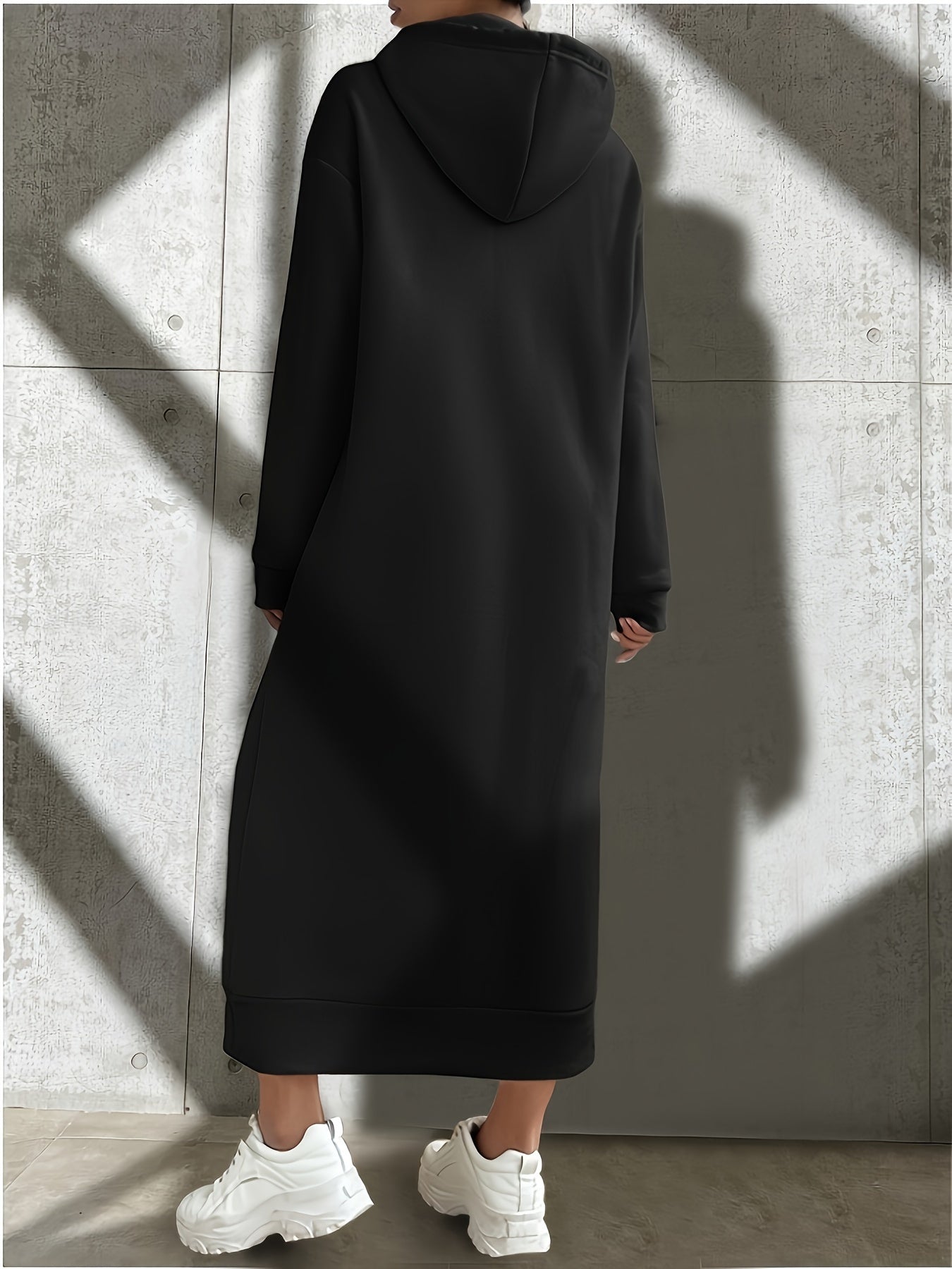 Milano Print Hoodie Dress