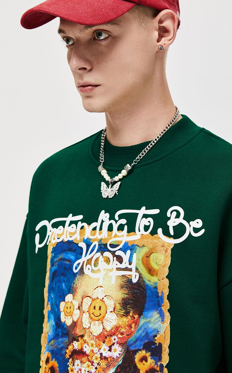 Van Gogh Daisy Flower Crew