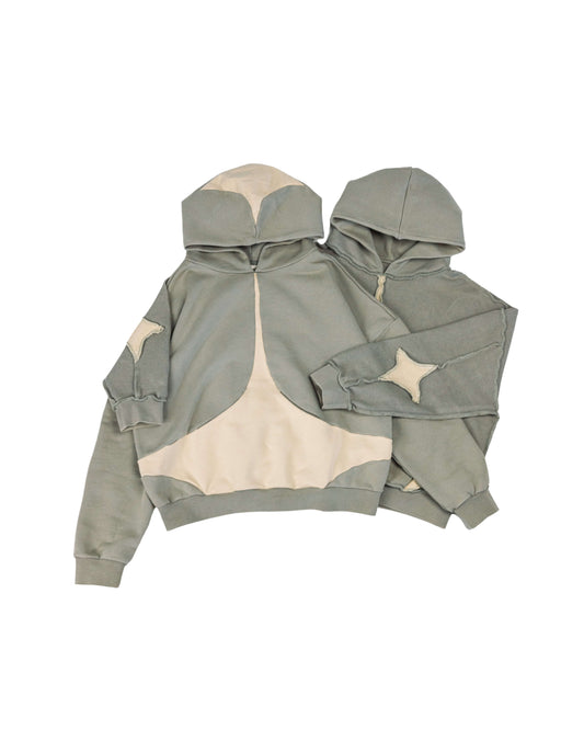 Commons Reversible 'Star' Hoodie Sage