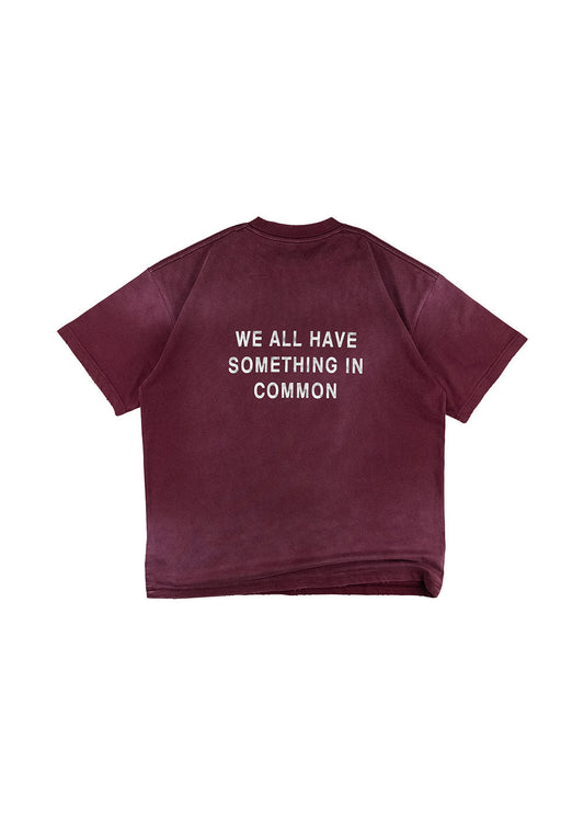 Commons Uniform Washed Plum Tee