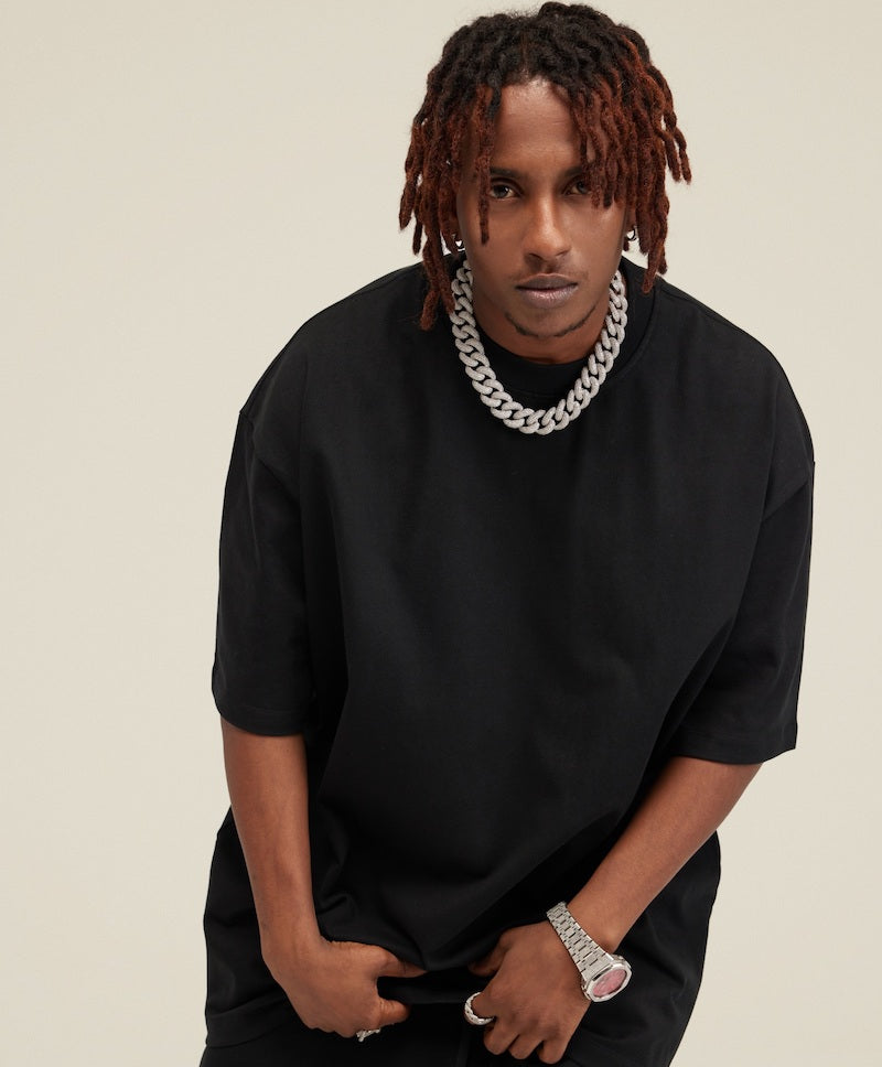 you pinky promised boxy drop shouold cut t shirt Unisex Loose T-shirt(310GSM)