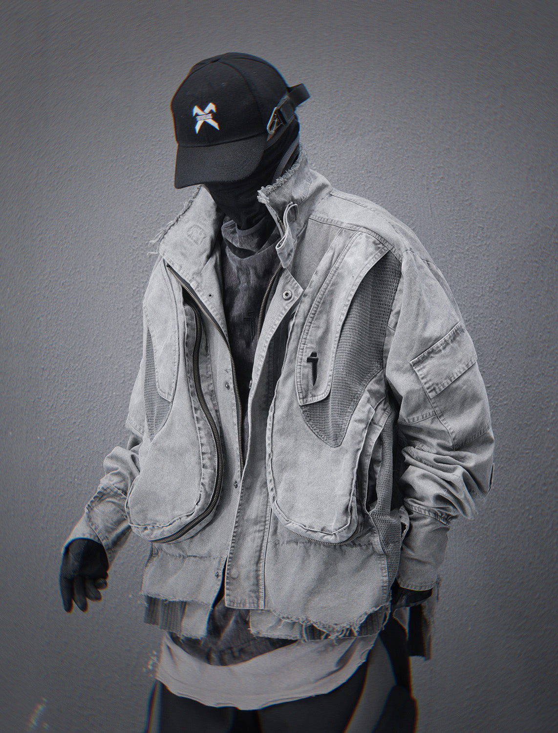 HiJ41 Grey Cyber IX Jacket