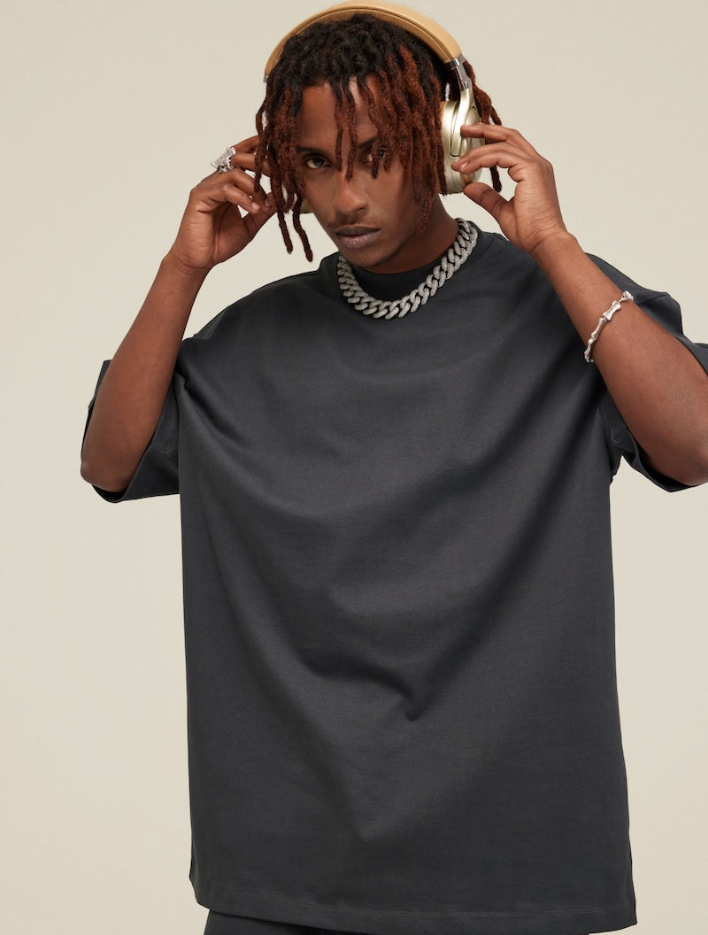 you pinky promised boxy drop shouold cut t shirt Unisex Loose T-shirt(310GSM)