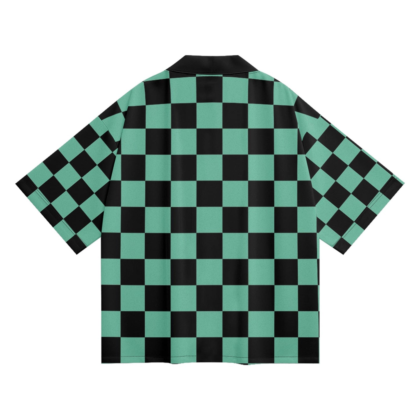 K33 Green Checker Kimono