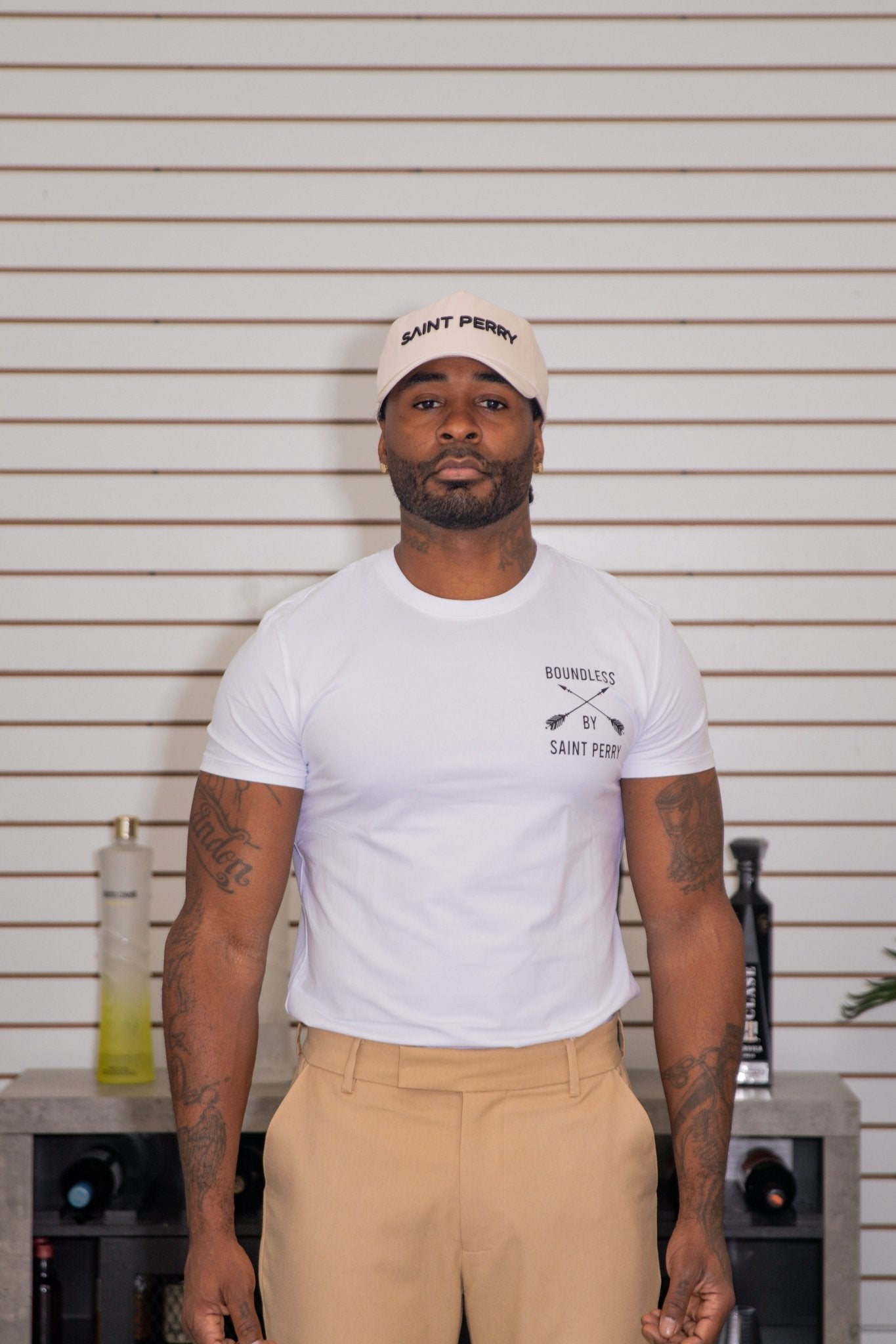 Men's Crewneck M1 White T-Shirt