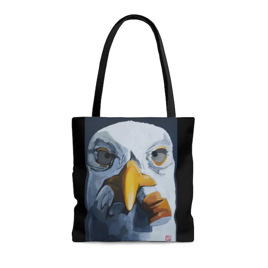Seagull with Cig Tote Bag