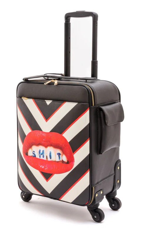 Seletti Toiletpaper Travel Trolley Suitcase